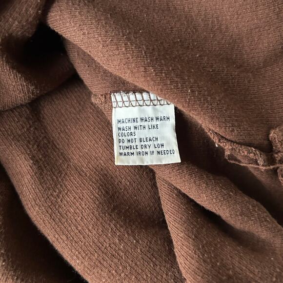 ❌SOLD❌ Polo Ralph Lauren Brown Quarter Zip Sweatshirt Size L - Picture 7 of 7